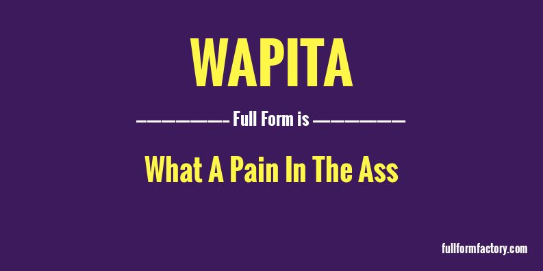 wapita-full-form