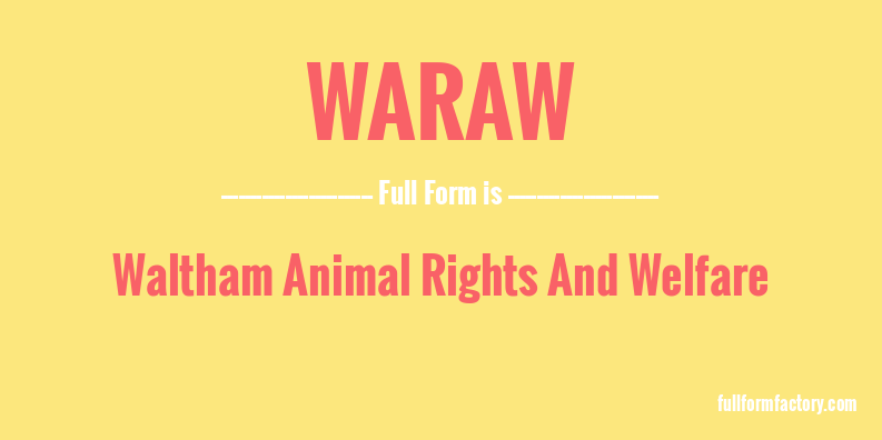 waraw-full-form