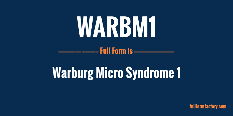 warbm1-full-form