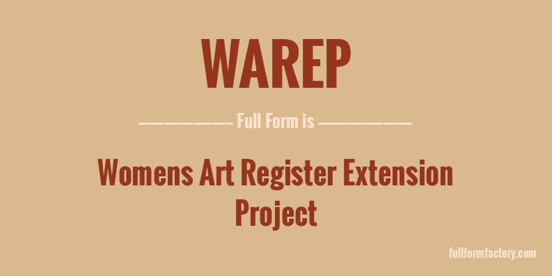 warep-full-form