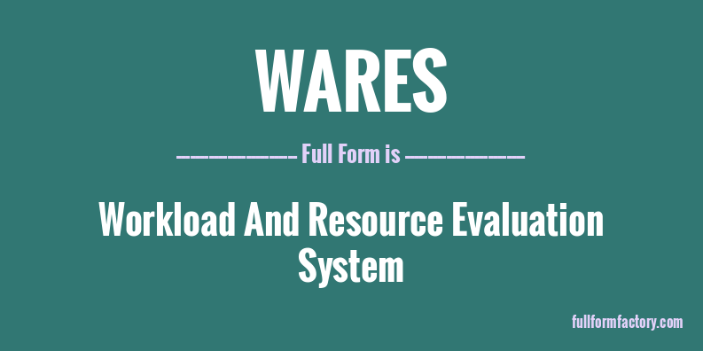 wares-full-form