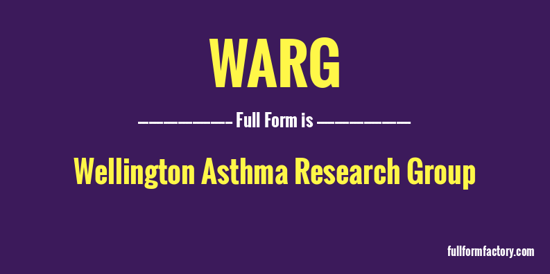 warg-full-form