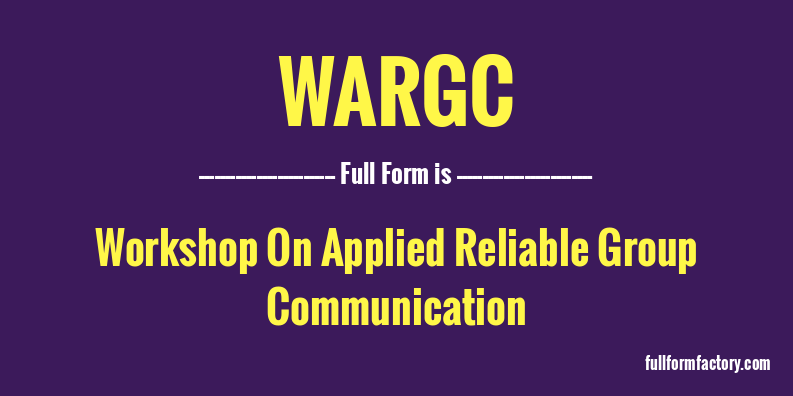 wargc-full-form