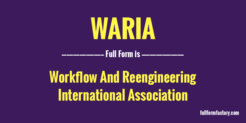 waria-full-form