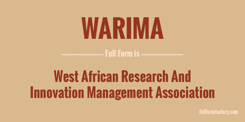 warima-full-form
