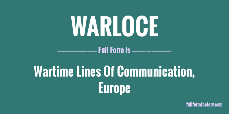 warloce-full-form