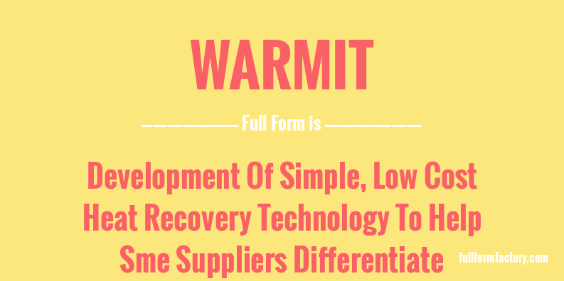 warmit-full-form