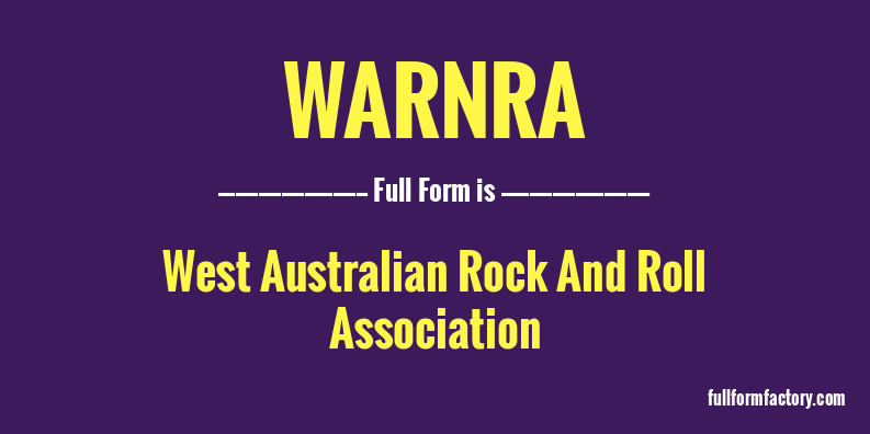warnra-full-form