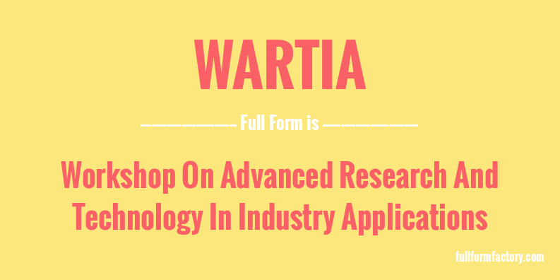 wartia-full-form