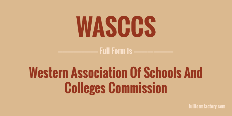 wasccs-full-form