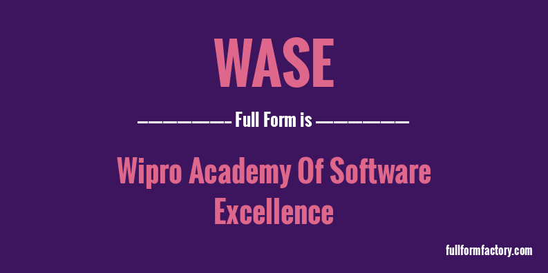 wase-full-form
