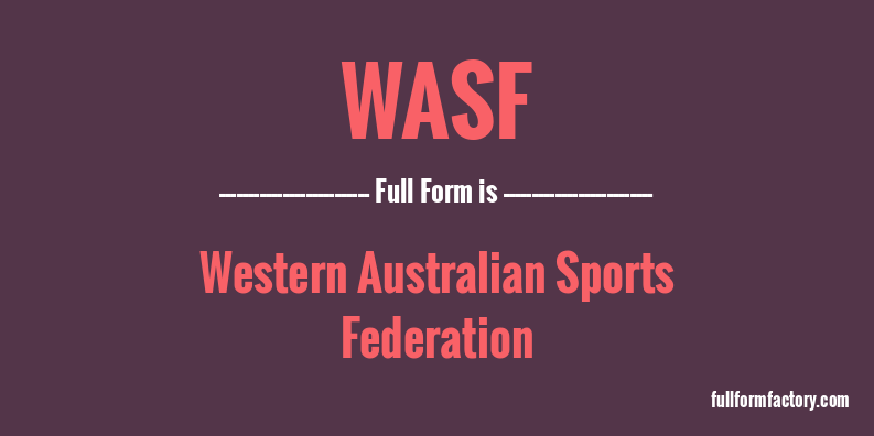 wasf-full-form