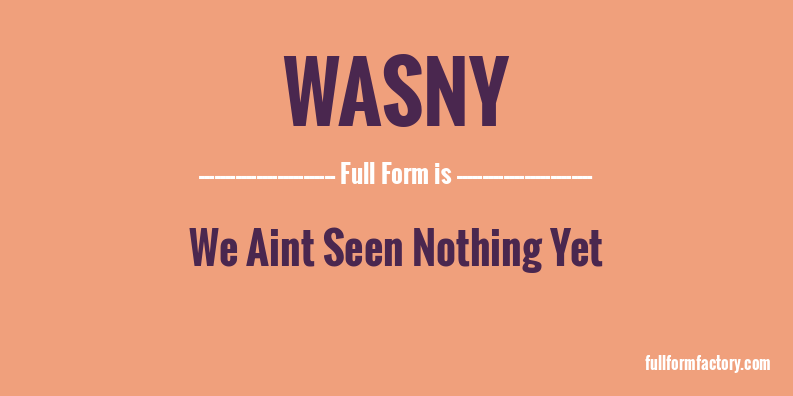 wasny-full-form