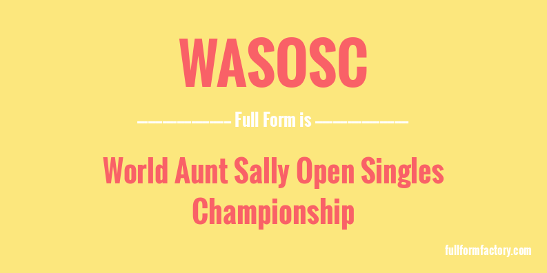 wasosc-full-form