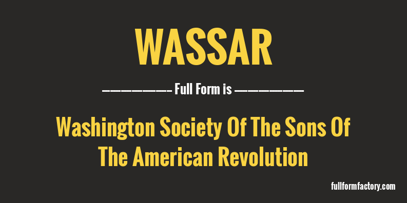 wassar-full-form
