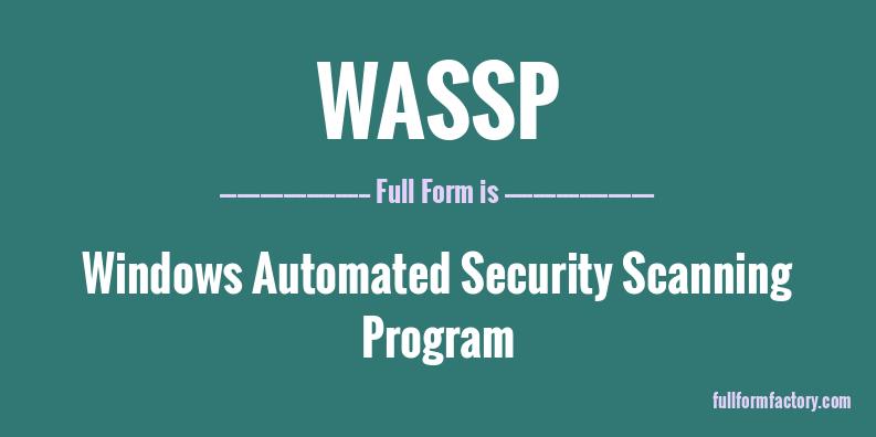 wassp-full-form