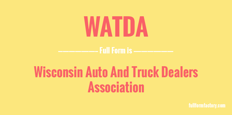 watda-full-form