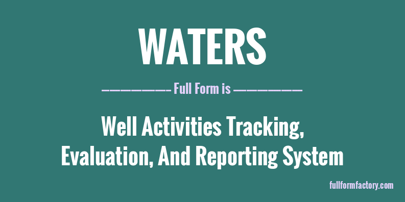 waters-full-form