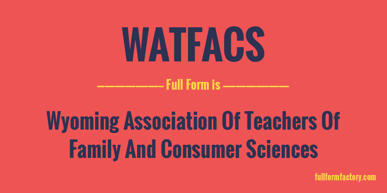 watfacs-full-form