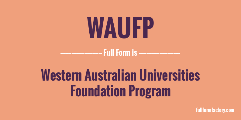 waufp-full-form