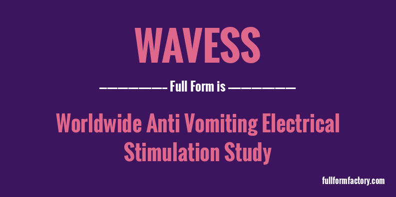 wavess-full-form
