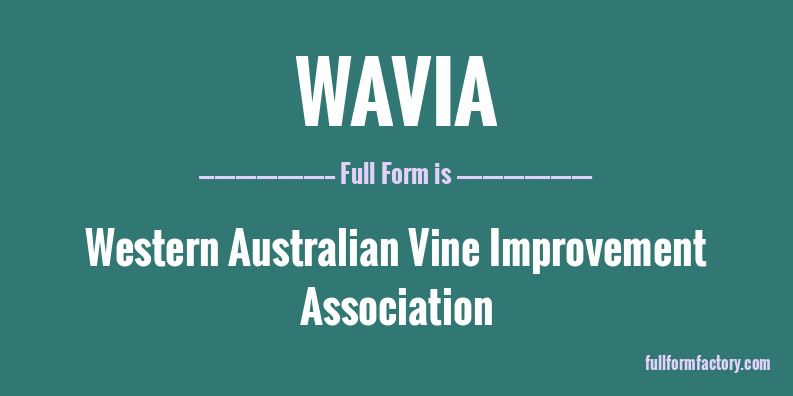 wavia-full-form