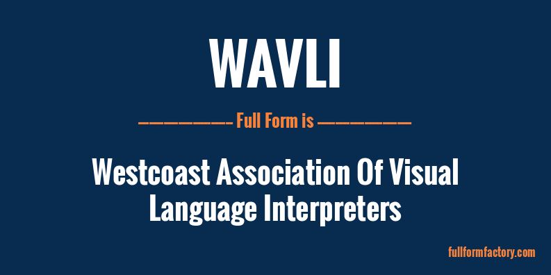wavli-full-form