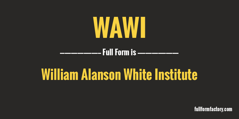 wawi-full-form