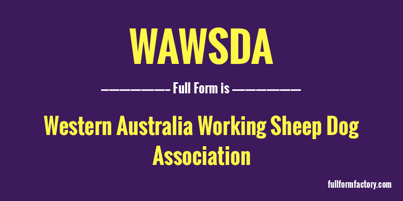 wawsda-full-form