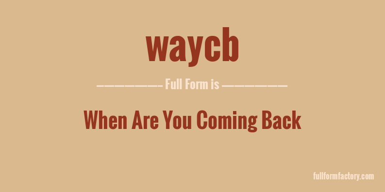waycb-full-form