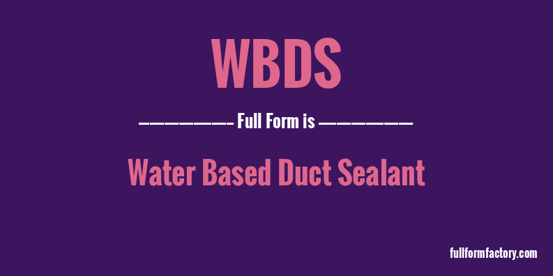 wbds-full-form