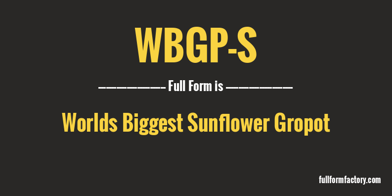 wbgp-s-full-form