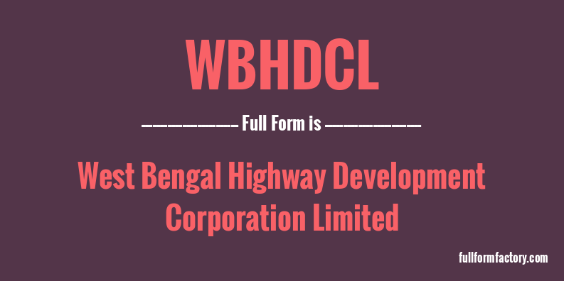 wbhdcl-full-form