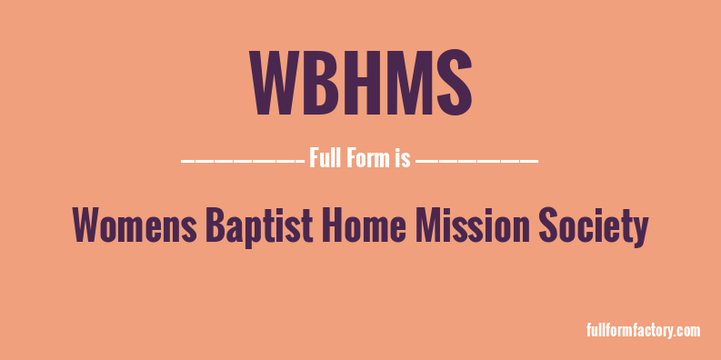 wbhms-full-form