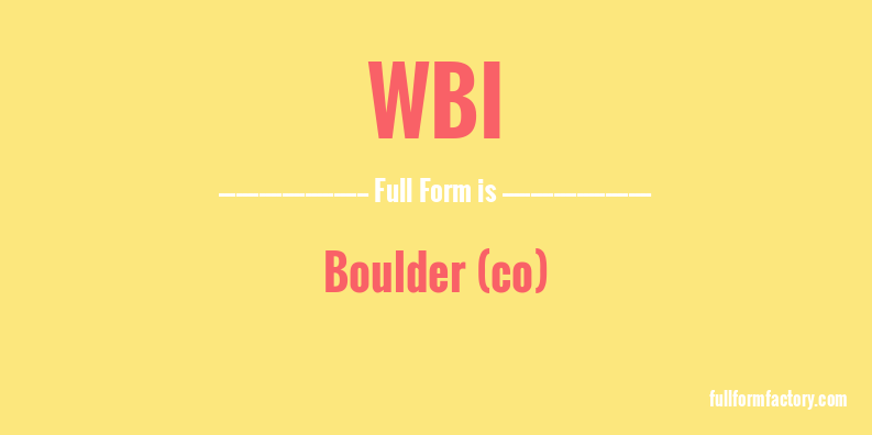wbi-full-form