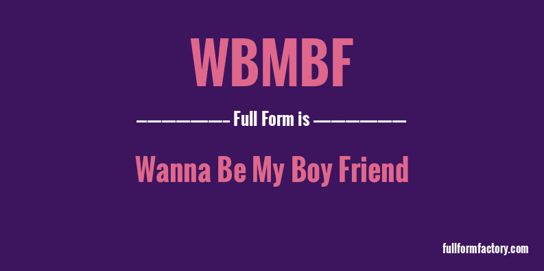 wbmbf-full-form