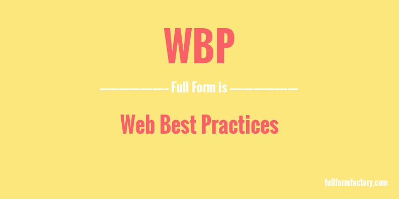 wbp-full-form