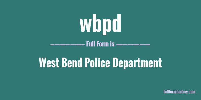 wbpd-full-form