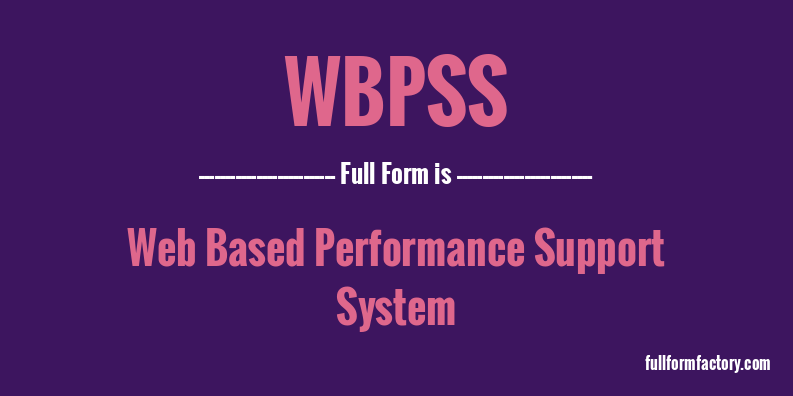 wbpss-full-form