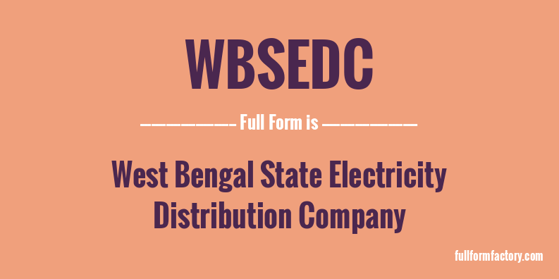 wbsedc-full-form