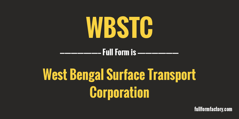 wbstc-full-form