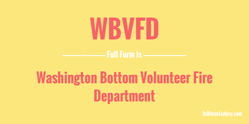 wbvfd-full-form