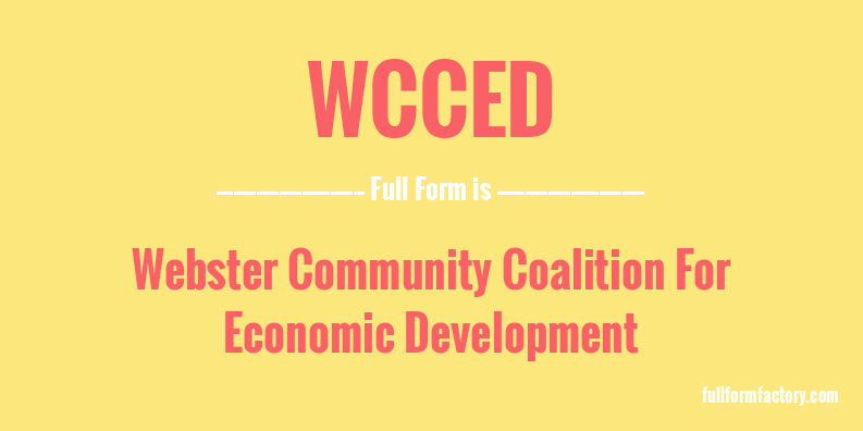 wcced-full-form