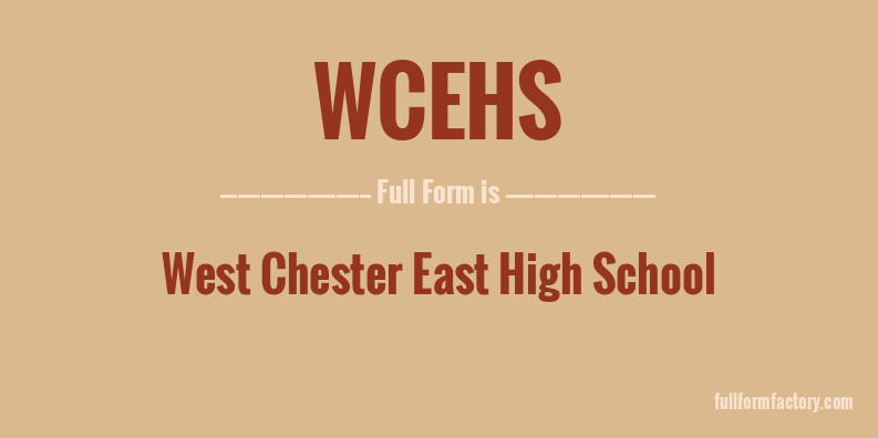 wcehs-full-form