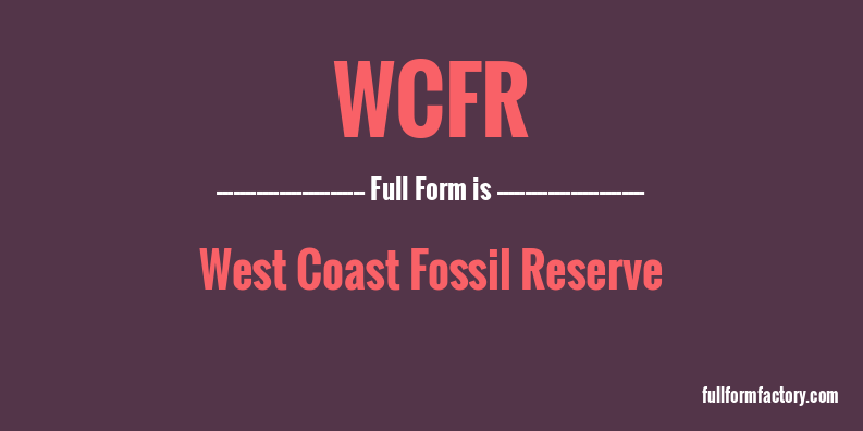 wcfr-full-form