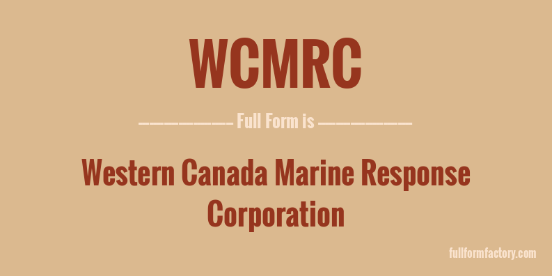 wcmrc-full-form