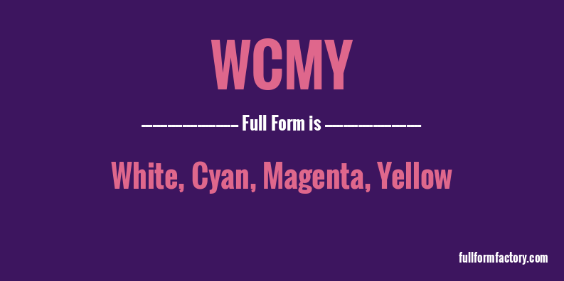 wcmy-full-form