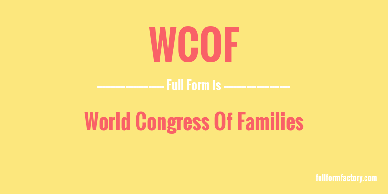 wcof-full-form