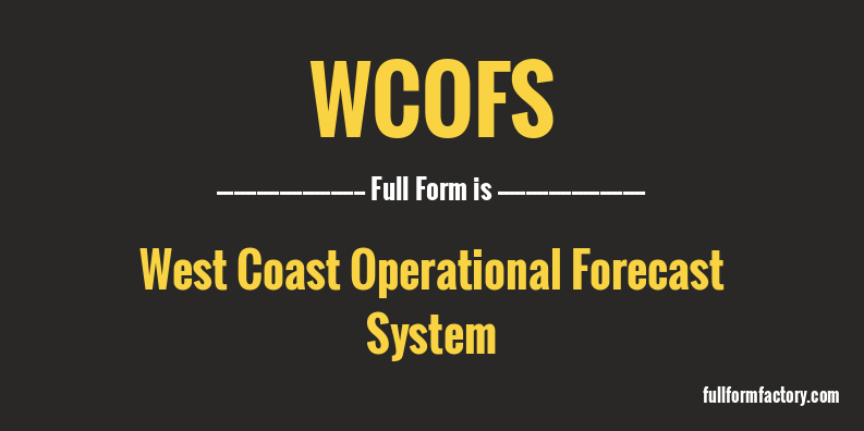 wcofs-full-form