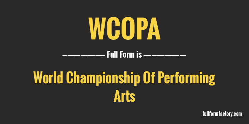 wcopa-full-form